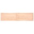 Tablero de mesa madera maciza borde natural 220x50x(2-4)