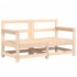 Juego de muebles de jardín 6 piezas madera maciza de