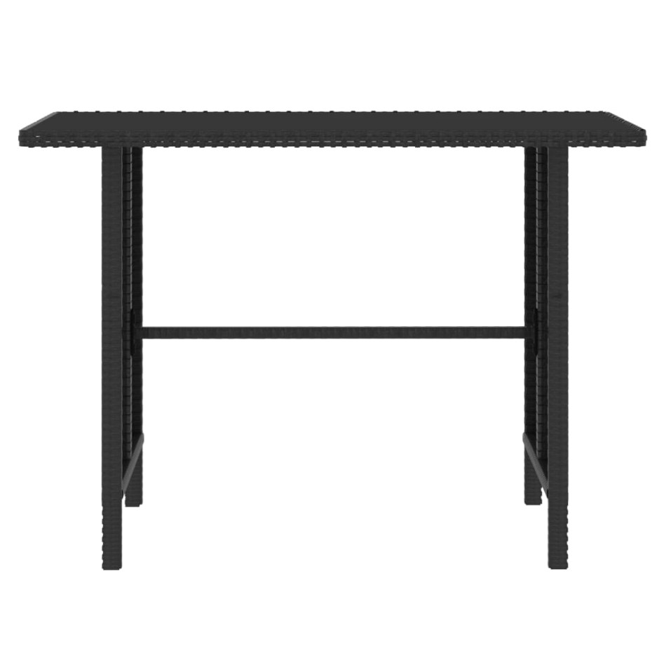 Set de muebles de jardín 4 piezas ratán sintético