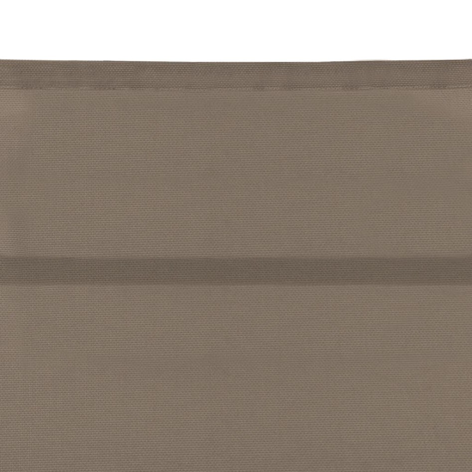 Tumbona de textilene y aluminio gris