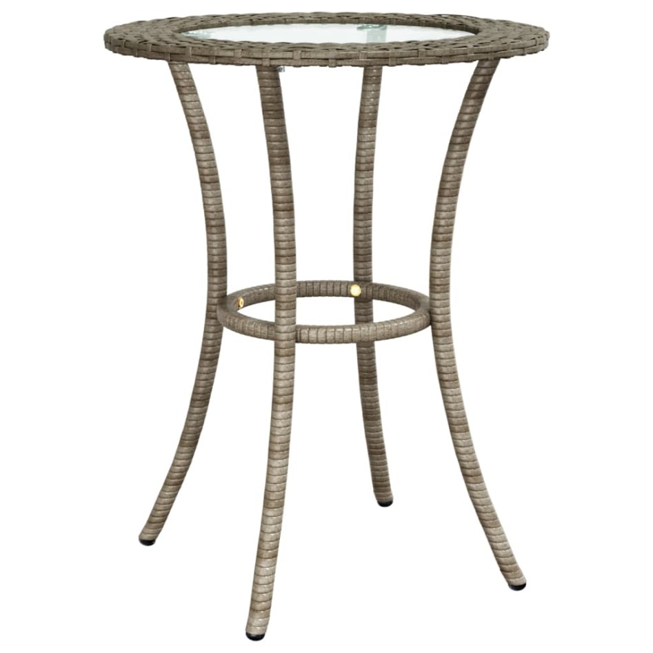 Set de sofás en forma de L 2 pzas cojines ratán sintético