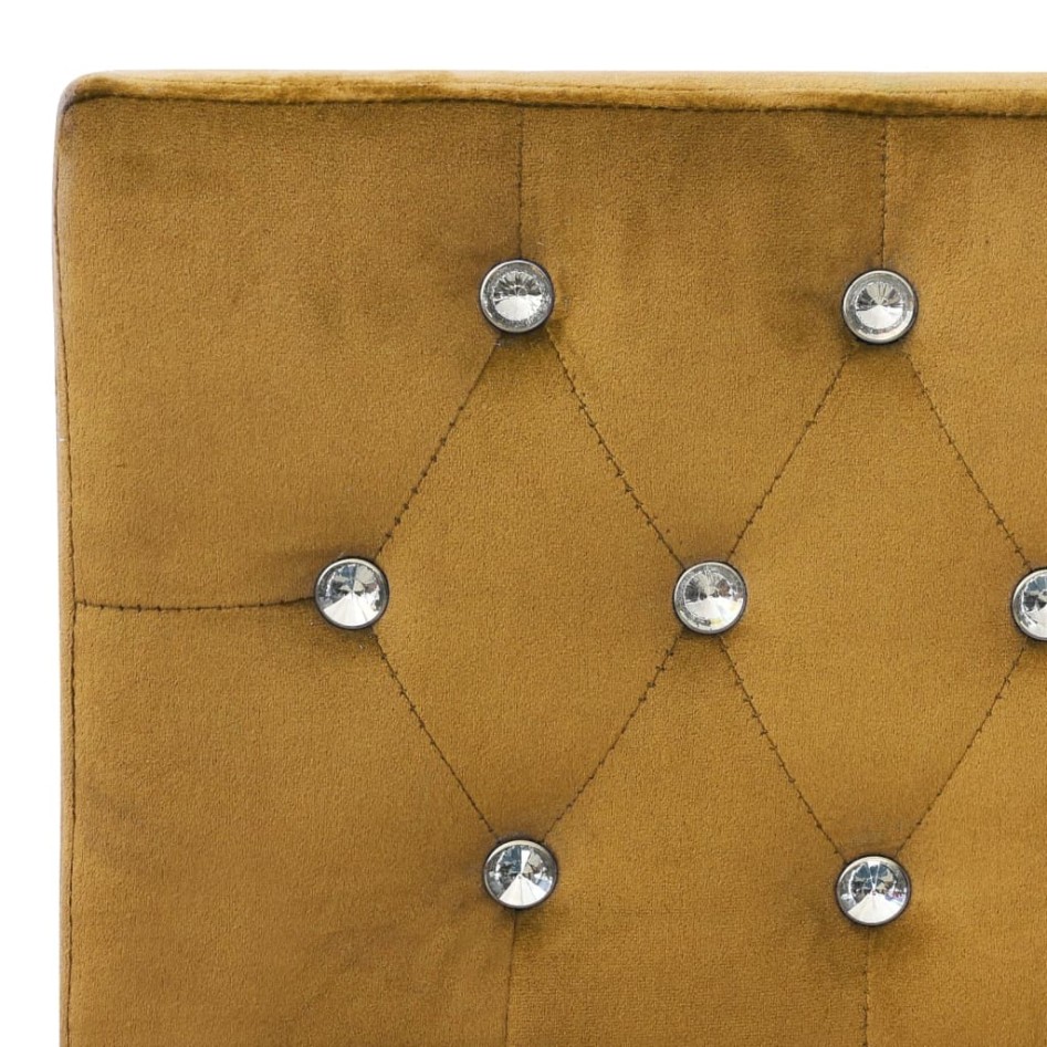 Banco de terciopelo marrón 110