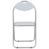 Sillas de comedor plegables 6 unidades cuero sintético