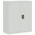 Armario archivador de acero gris claro 90x40x105