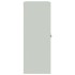 Armario archivador de acero gris claro 90x40x105