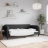 Sofá cama tela negro 90x200