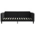 Sofá cama tela negro 90x200