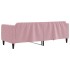 Sofá cama terciopelo rosa 80x200