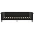 Sofá cama terciopelo negro 90x200