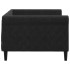 Sofá cama terciopelo negro 90x200
