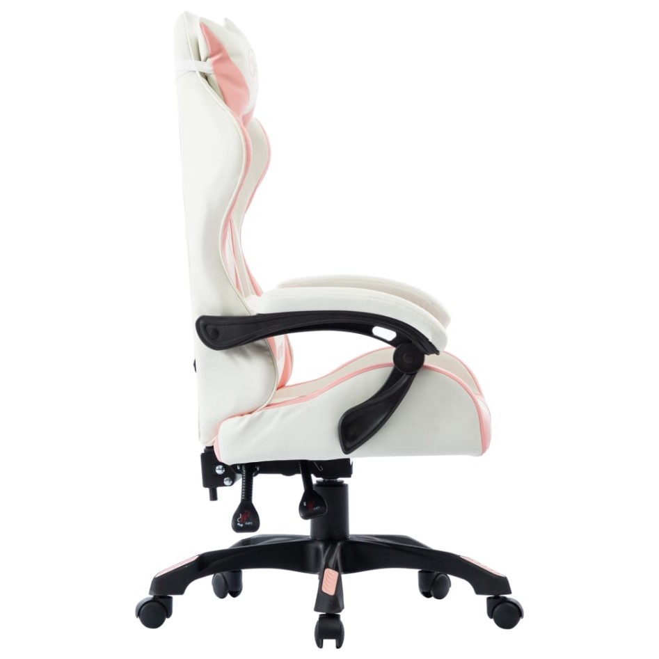 Silla gaming de cuero sintético