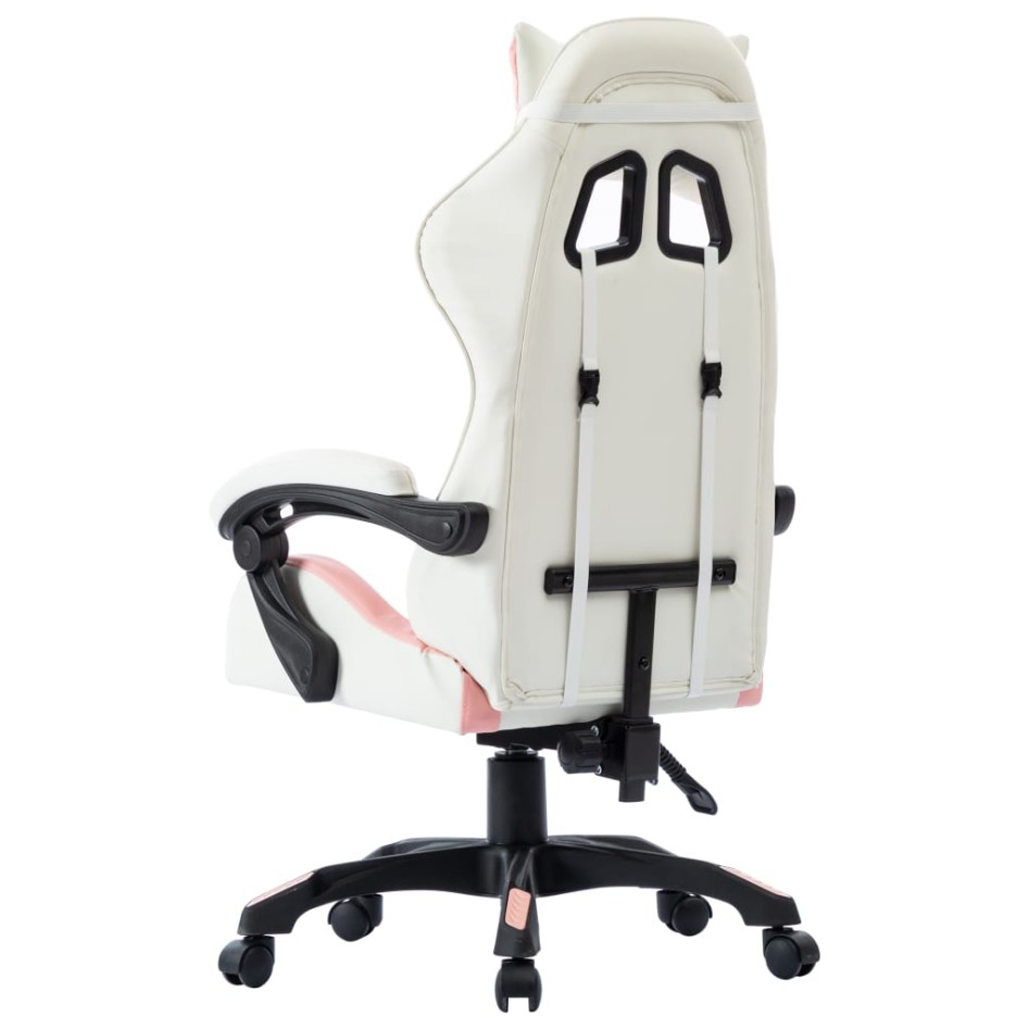 Silla gaming de cuero sintético