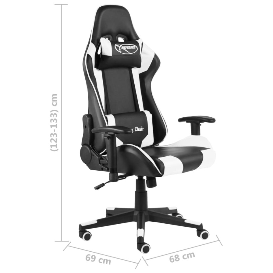 Silla gaming giratoria PVC