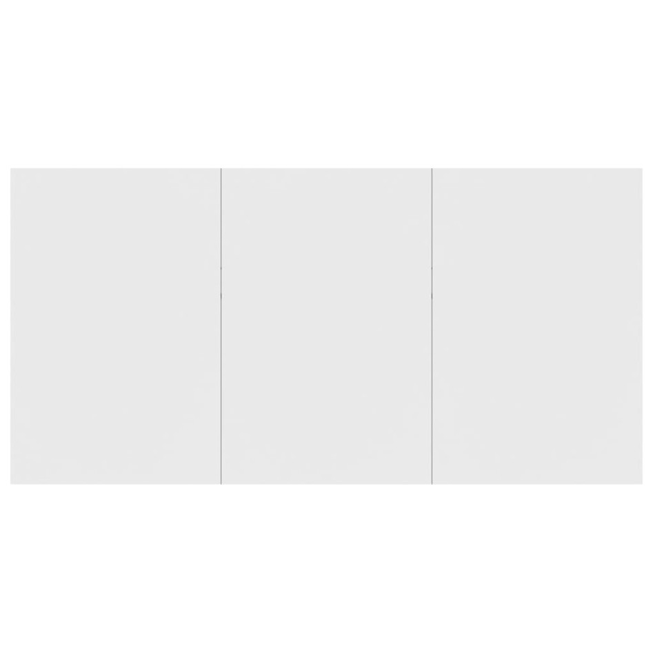 Mesa de comedor de madera de ingeniería blanco 180x90x76