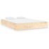 Estructura de cama madera maciza 140x200