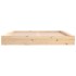 Estructura de cama de madera maciza 140x200