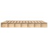 Estructura de cama de madera maciza 140x200