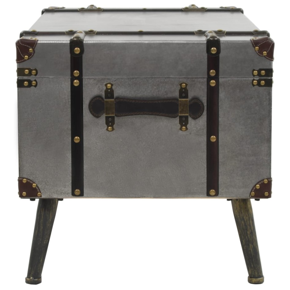 Mesa de centro de MDF y aluminio 102x51x47,5