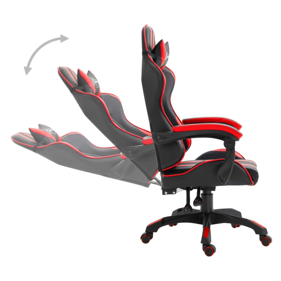 Silla de gaming de cuero sintético