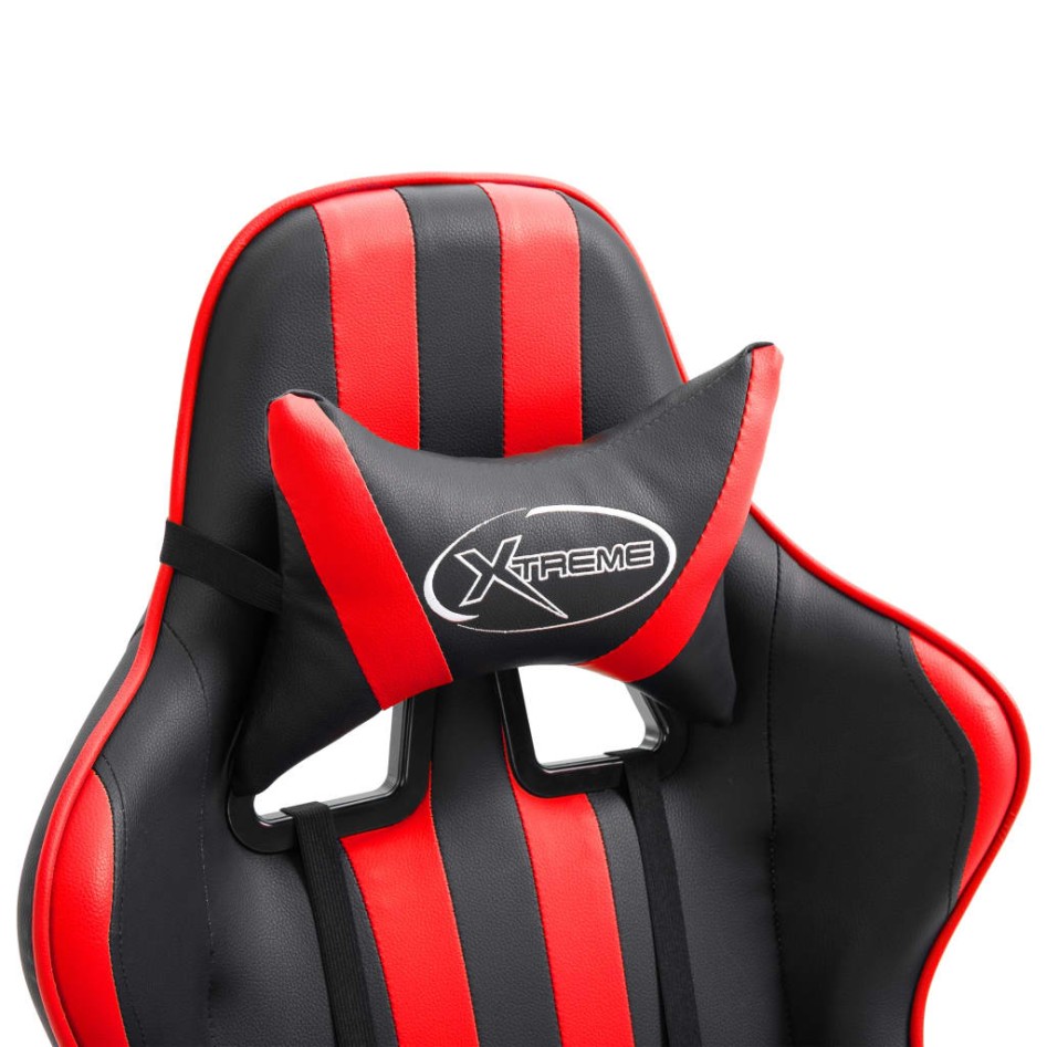 Silla de gaming de cuero sintético