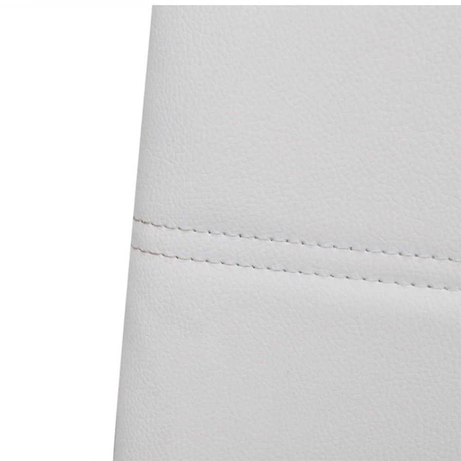 Sillas de comedor voladizas 2 unidades cuero sintético