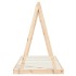 Estructura de cama para niños madera maciza de pino 90x200
