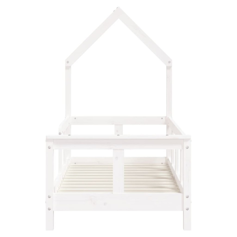 Estructura de cama para niños madera de pino blanco 70x140