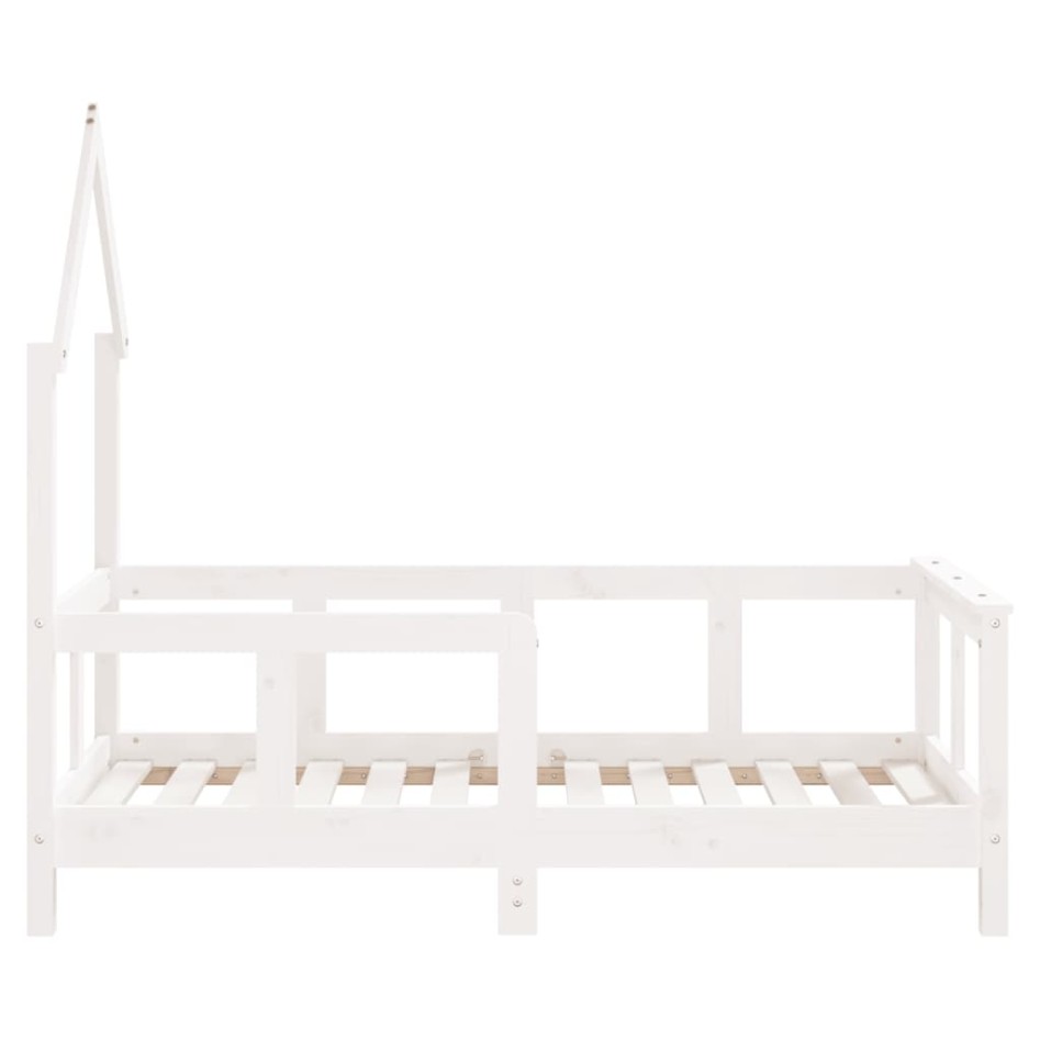 Estructura de cama para niños madera de pino blanco 70x140