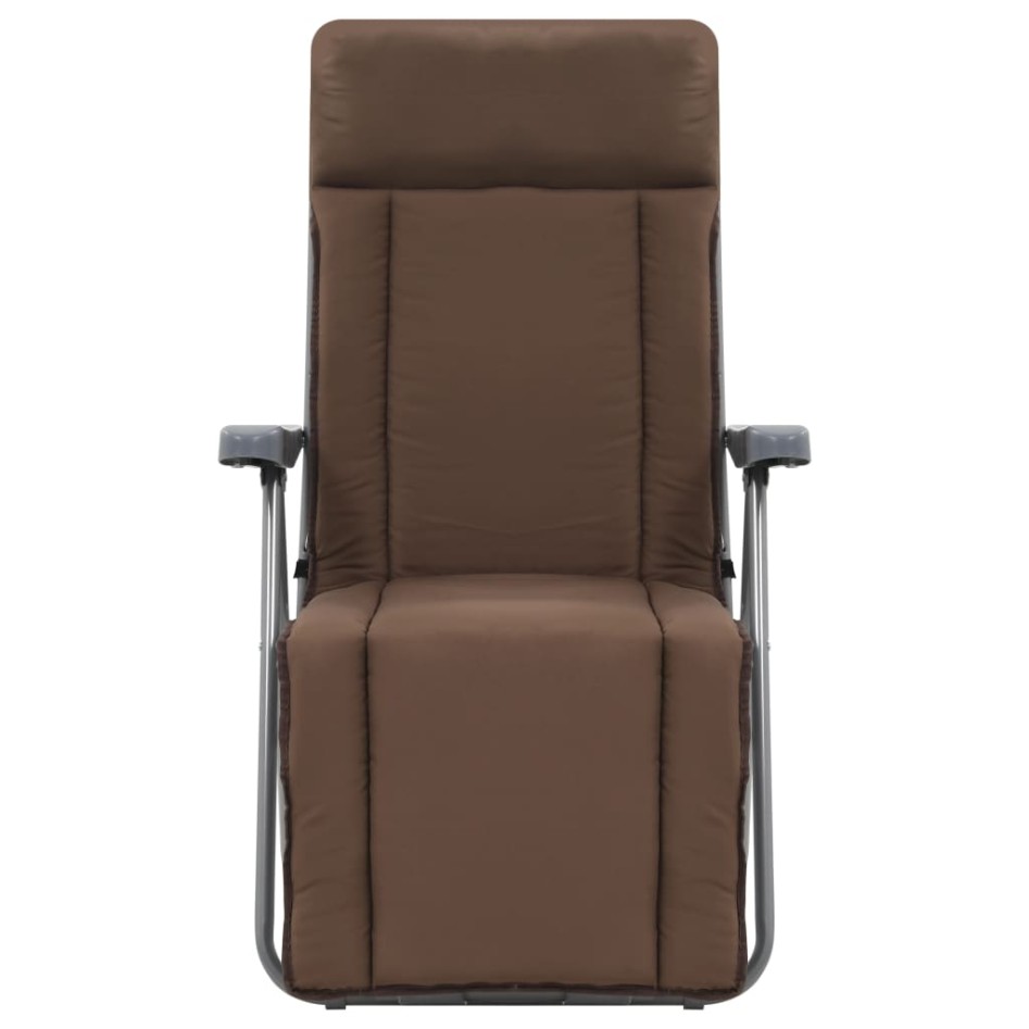 Sillas plegables de jardín con cojines 2 unidades