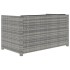 Set de muebles de jardín 5 pzas y cojines ratán sintético