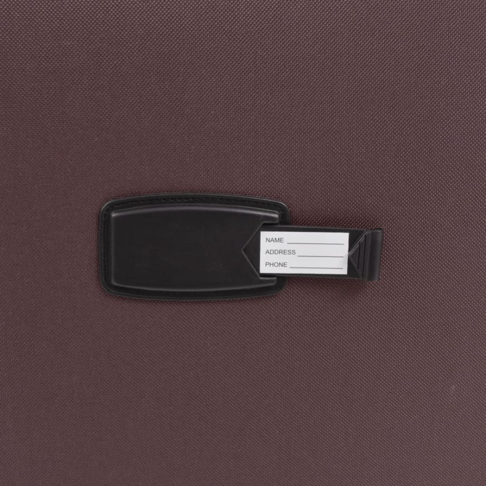 Juego de 3 maletas blandas color