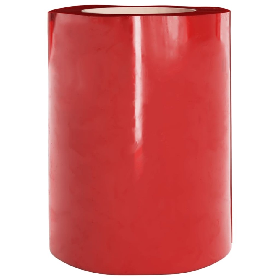Tira de cortina para puertas PVC rojo 300x2,6 mm 25