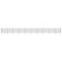 Cerca de alambre de acero galvanizado verde 2,2x25