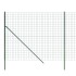 Cerca de alambre de acero galvanizado verde 2,2x25