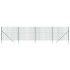 Cerca de alambre de acero galvanizado verde 2x10