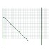 Cerca de alambre de acero galvanizado verde 2x10