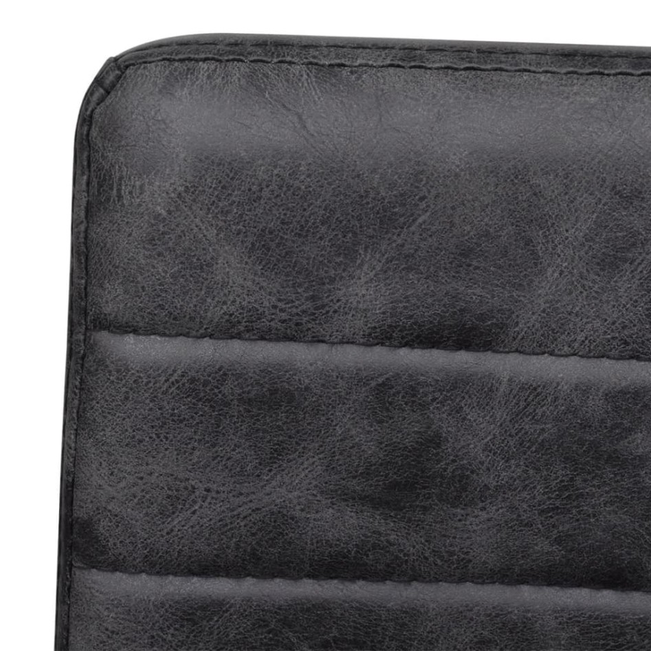 Sillas de comedor voladizas 2 unidades cuero sintético