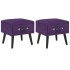 Mesitas de noche 2 unidades 40x35x40cm terciopelo morado