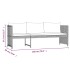 Set de muebles de jardín 6 pzas y cojines ratán sintético