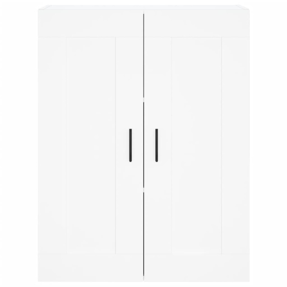 Aparador alto madera contrachapada blanco 69,5x34x180