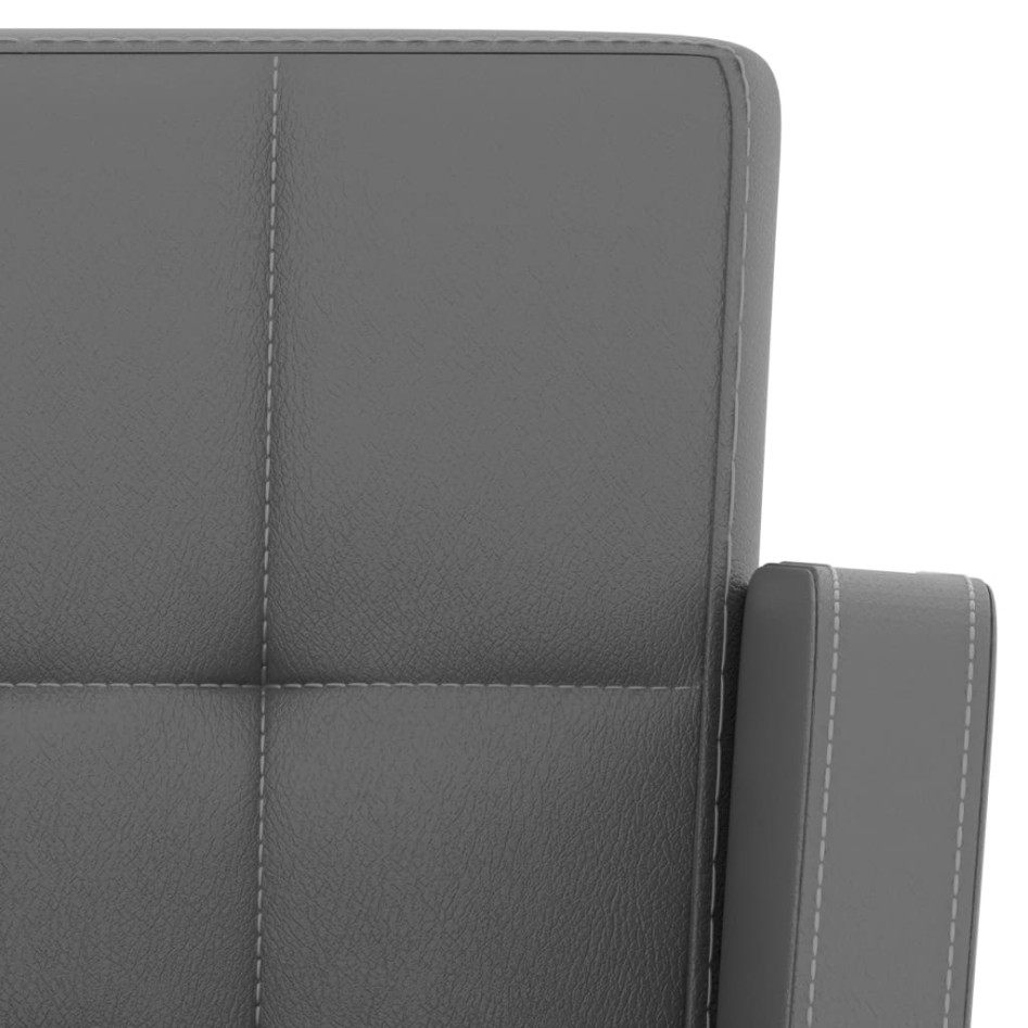 Taburetes de cocina 2 unidades cuero sintético