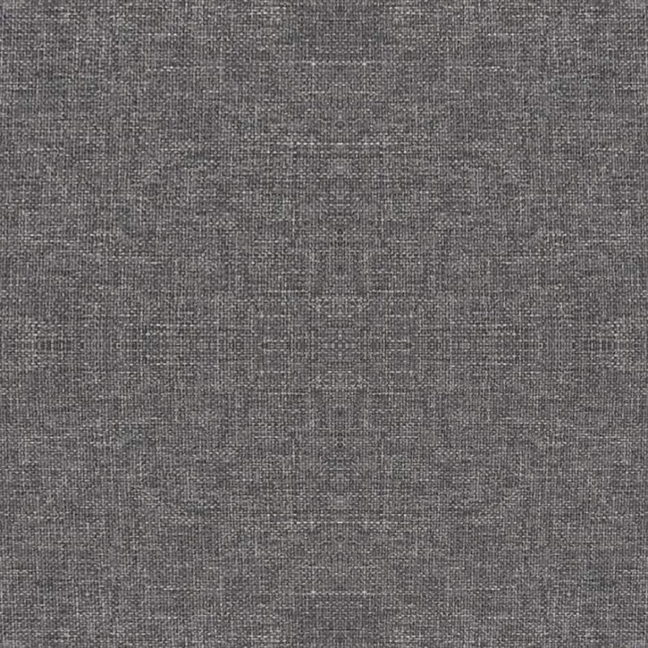 Sillas de comedor giratorias 4 unidades tela gris