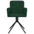 Sillas de comedor giratorias 2 unidades terciopelo verde