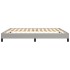 Estructura de cama gris claro tela 180x200
