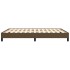Estructura de cama de tela marrón 140x190