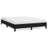 Estructura de cama de tela negra 140x200