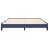 Estructura de cama de tela azul 160x200