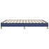 Estructura de cama de tela gris taupe azul 140x200