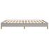 Estructura de cama de tela gris claro 140x200