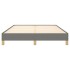 Estructura de cama de tela gris oscuro 140x190
